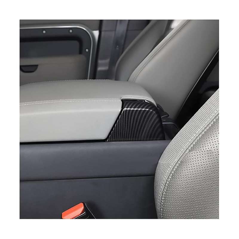 Car Armrest Box Screw Cover Trim for Land 90 110 2022-2023 Accessories - ABS Carbon Fiber