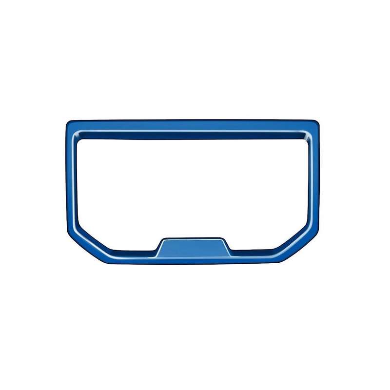 Car Armrest Box Rear Water Cup Holder Frame Cover Trim Stickers for 2024 Car Accessories Blue