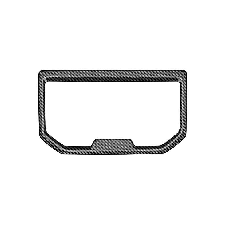 Car Armrest Box Rear Water Cup Holder Frame Cover Trim Stickers for 2024 Car Accessories Carbon Fibe