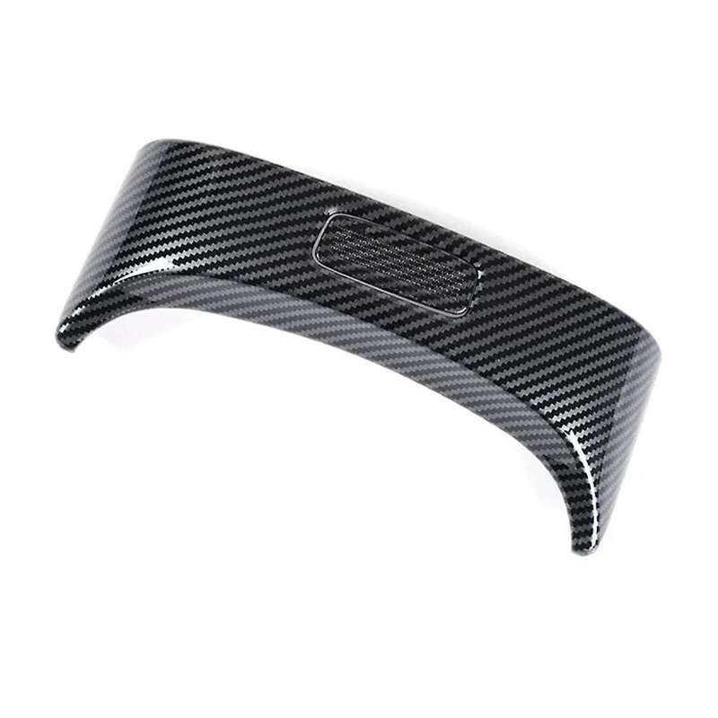 Car Armrest Box Switch Cover Trim Decorative for E Class W214 2024 Interior Accessories Carbon Fibe