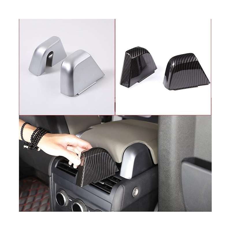 Car Armrest Box Screw Trim Cover Interior for 90 110 2022-2023(Carbon )