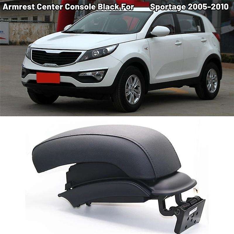 Car Armrest Center Console Black for Kia Sportage 2005-2010