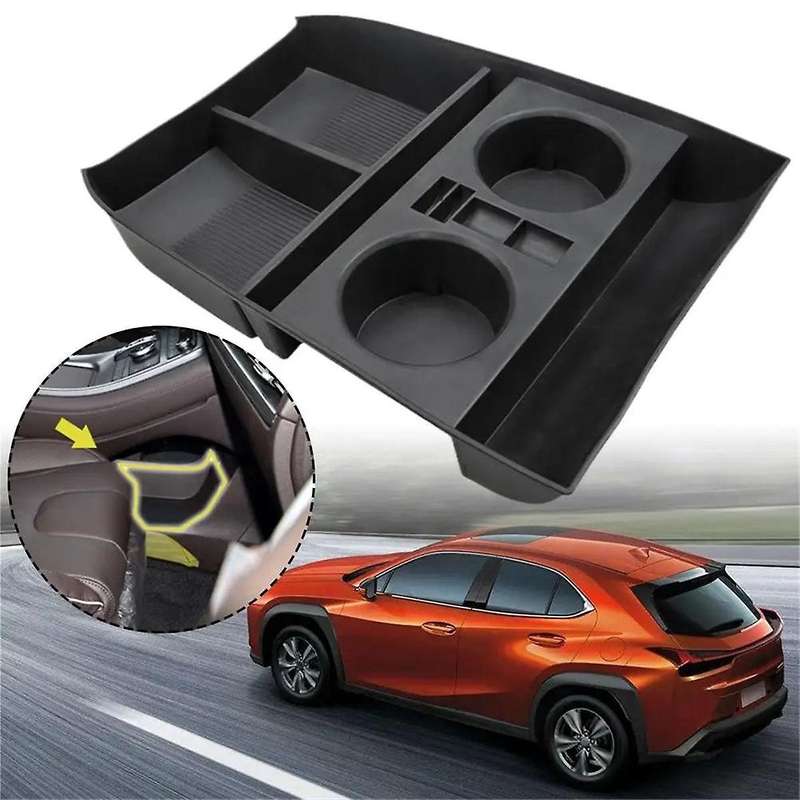 Car Armrest Center Storage Box Central Control Lower Storage Container Tray for Interior Accessories