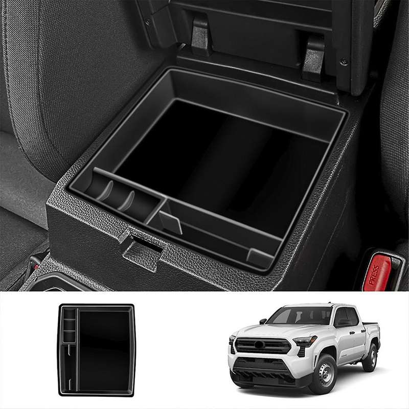 Car Armrest Storage Box for 2024 Central Control Interior Stowing Accessories,Black