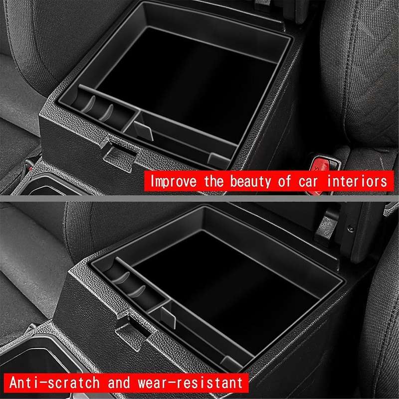 Car Armrest Storage Box for 2024 Central Control Interior Stowing Accessories,Black