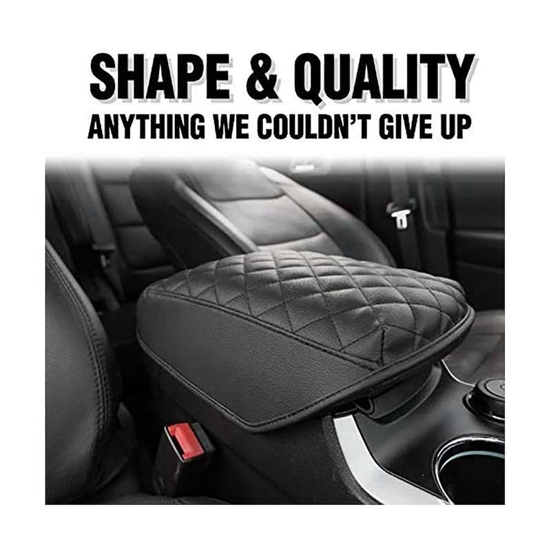 Car Armrest Pad Cover for Explorer 2011-2019 Pu Leather Center Console Box Lid Cushion Mat Waterpro