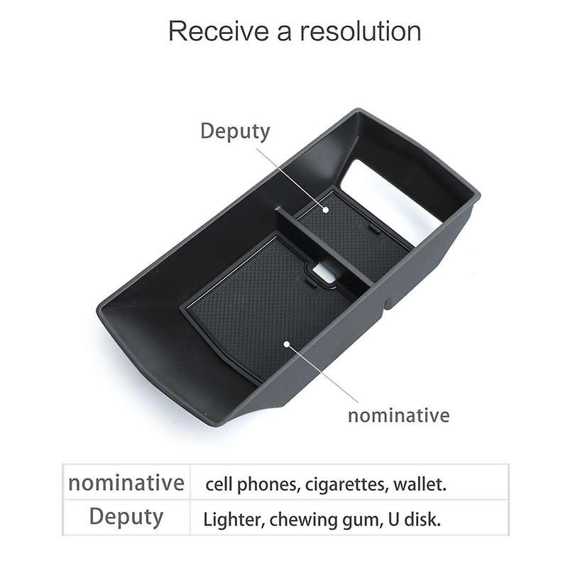 Car Armrest Storage Box Center Console Tray Organizer Accessories Tidying for 408 2023 2021-2023
