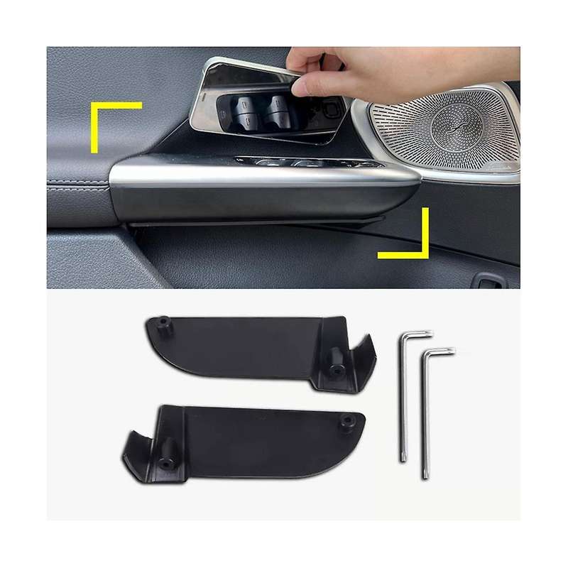 Car Armrest Storage Box Door Storage Box Tray Accessories for C Class W206 2022 2023