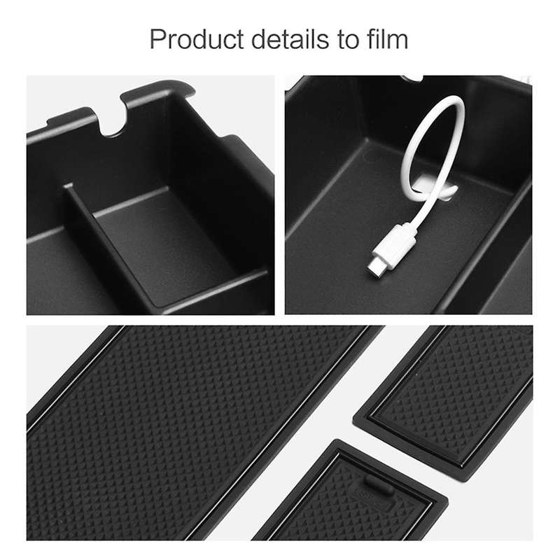 Car Armrest Storage Box Organizer for Crosstrek 2023 Center Console Arm Rest Container Tray Stowing