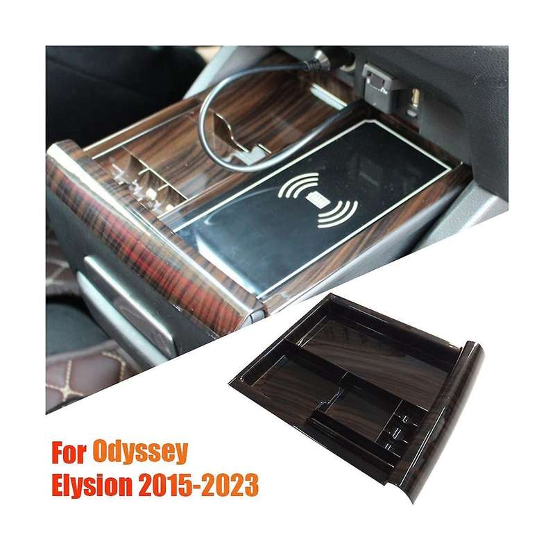 Car Armrest Storage Box for Odyssey Elysion 2015-2023 Center Console Organizer Tray Coin Holder Mah