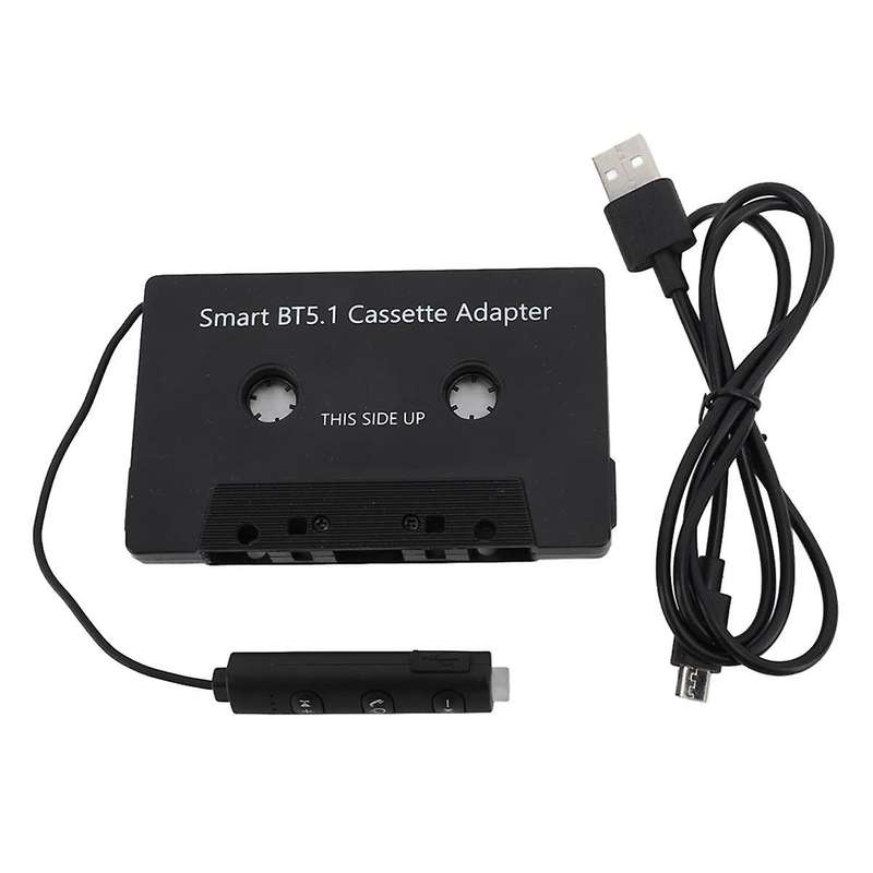Car Audio Bluetooth Wireless Cassette Receiver, Bluetooth 5.1 Car Audio Stereo Cassette Vehicle Tape