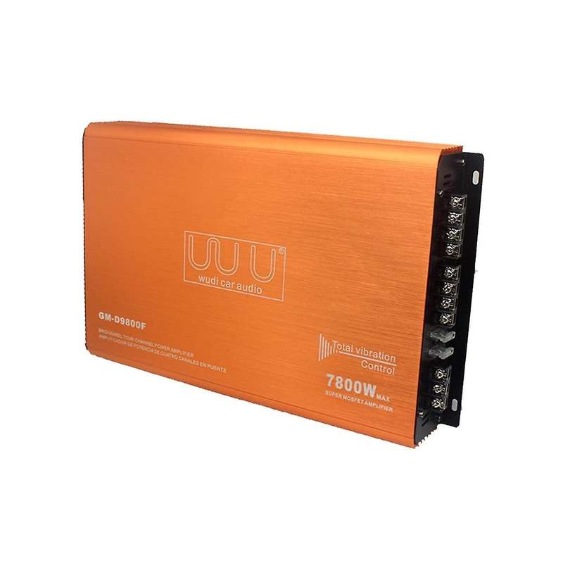 Car Audio Power Amplifier 12V 7800W 4 Channel Stereo Audio Adjustable Front and Rear Sound Field Ca
