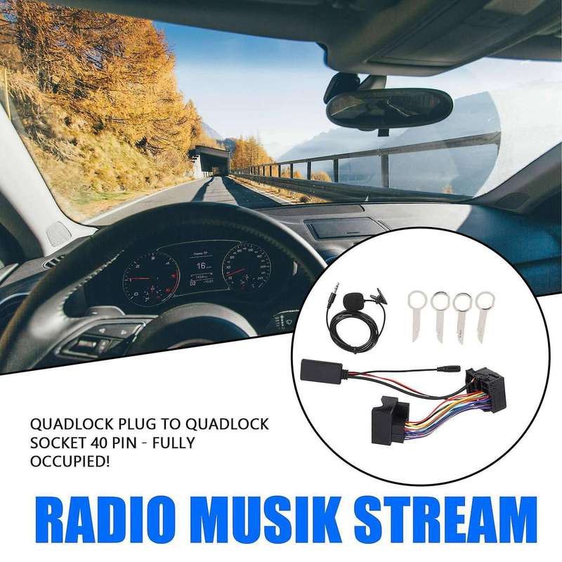 Car Audio Bluetooth Cable Adapter for Ford Fiesta Focus Mondeo Kuga Sony 6000CD Radio Musik Stream