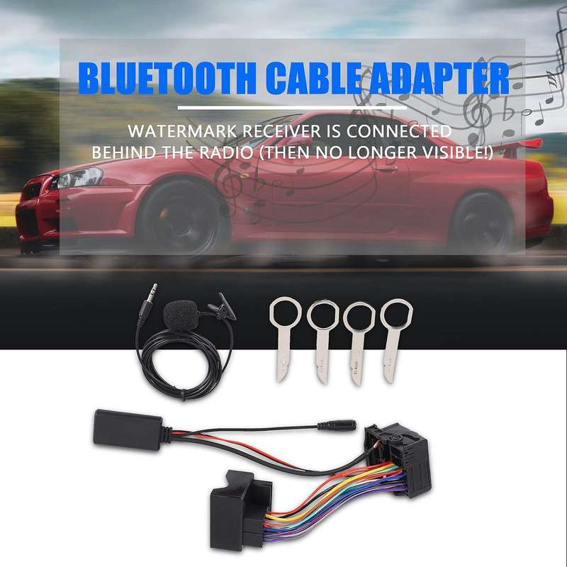 Car Audio Bluetooth Cable Adapter for Ford Fiesta Focus Mondeo Kuga Sony 6000CD Radio Musik Stream