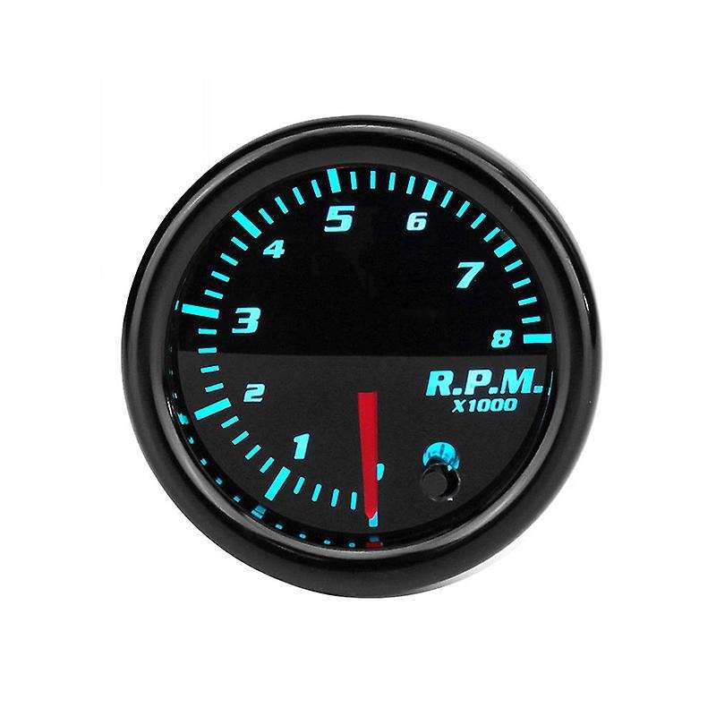Car Auto 12V 52mm/2inch 7 Colors Universal Car Auto Tachometer Gauge Meter LED with Sensor