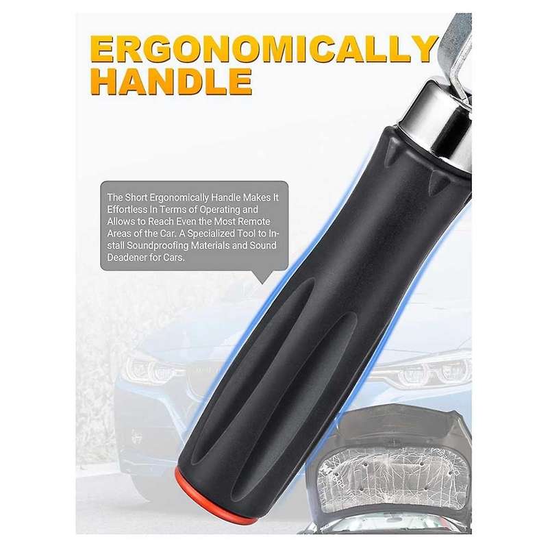 Car Audio Sound Deadening Roller Seam Roller, 2-Pack Heat Abatement Mat Noise Roller Sound Insulati