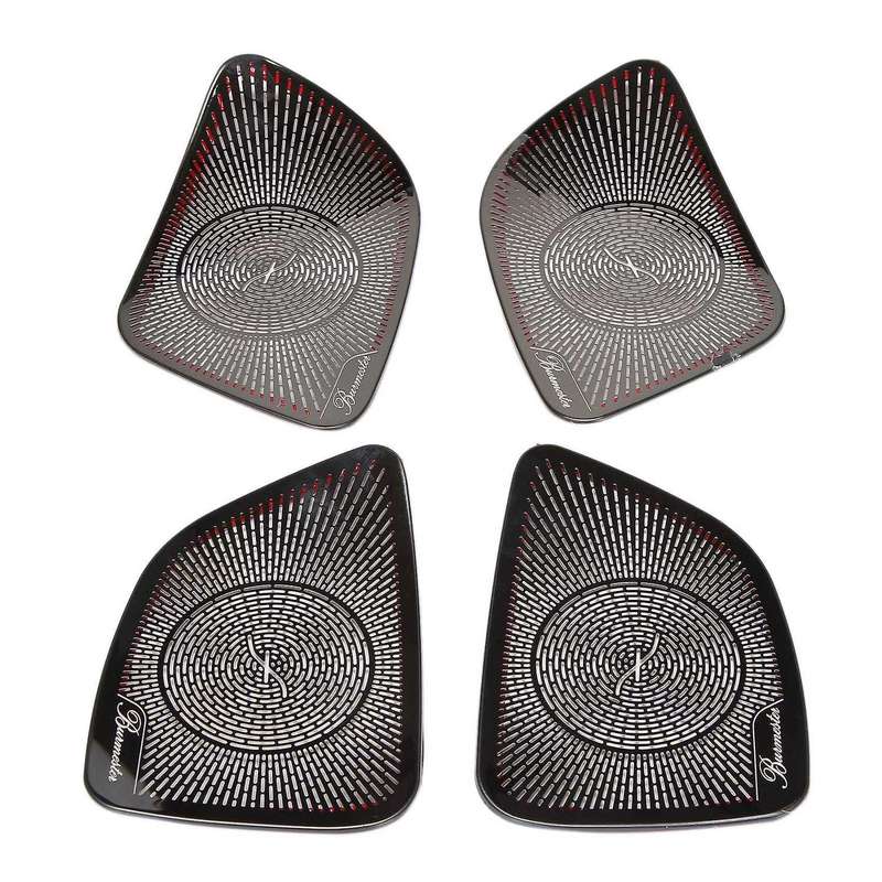 Car Audio Speaker Cover Door Speaker Cover Horn Trim Accessories for C-Class W206 C260 2022 Black