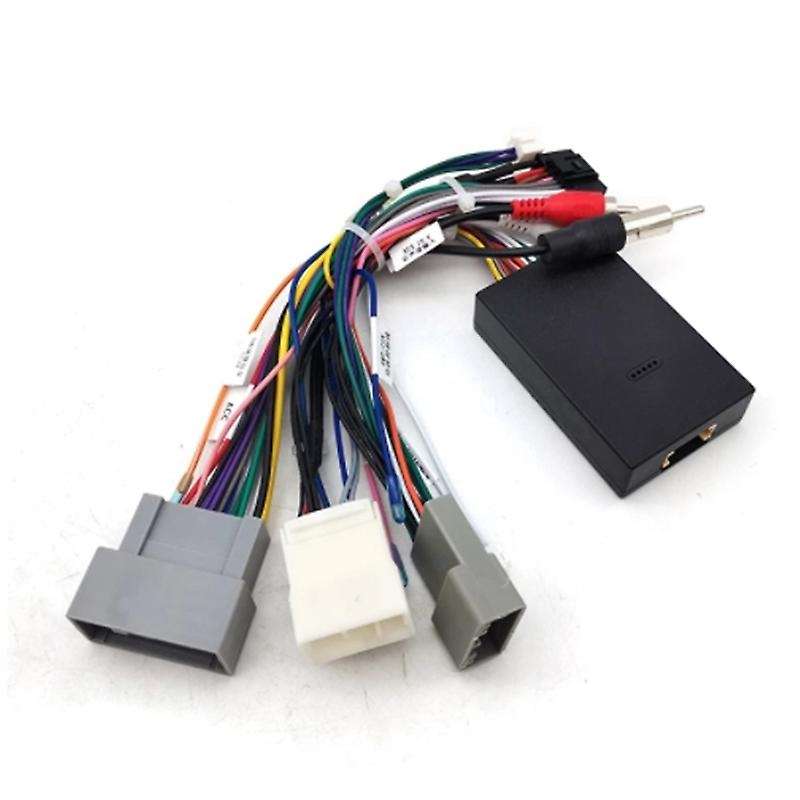 Car Audio Radio CD Player 16 PIN Cable Adapter with Canbus Box for Media Wiring Harness