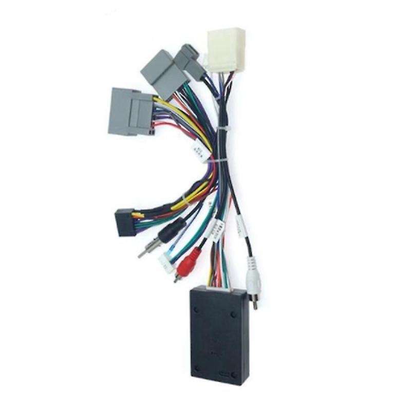 Car Audio Radio CD Player 16 PIN Cable Adapter with Canbus Box for Media Wiring Harness