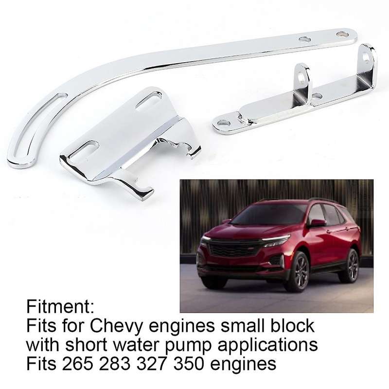 Car Auto Alternator Mount Bracket Kit 9254 9079 9008 Replacement Fits for 283 327 350 Engines