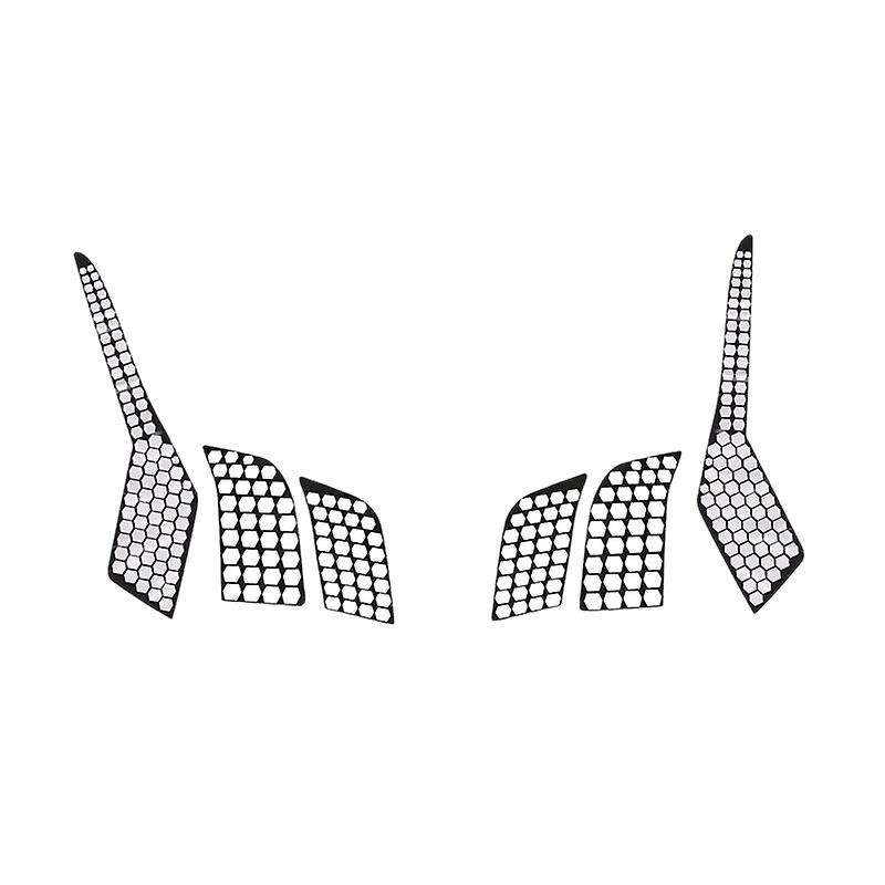 Car Auto Accessories Rear Tail Light Lamp Honeycomb Protector Sticker Accessories for 3008 / 3008 GT