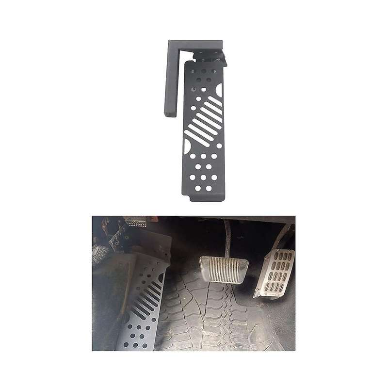 Car Auto Dead Pedal Left Side Foot Rest Panel Foot Pedal for Wrangler Jl Jlu 2007-2018