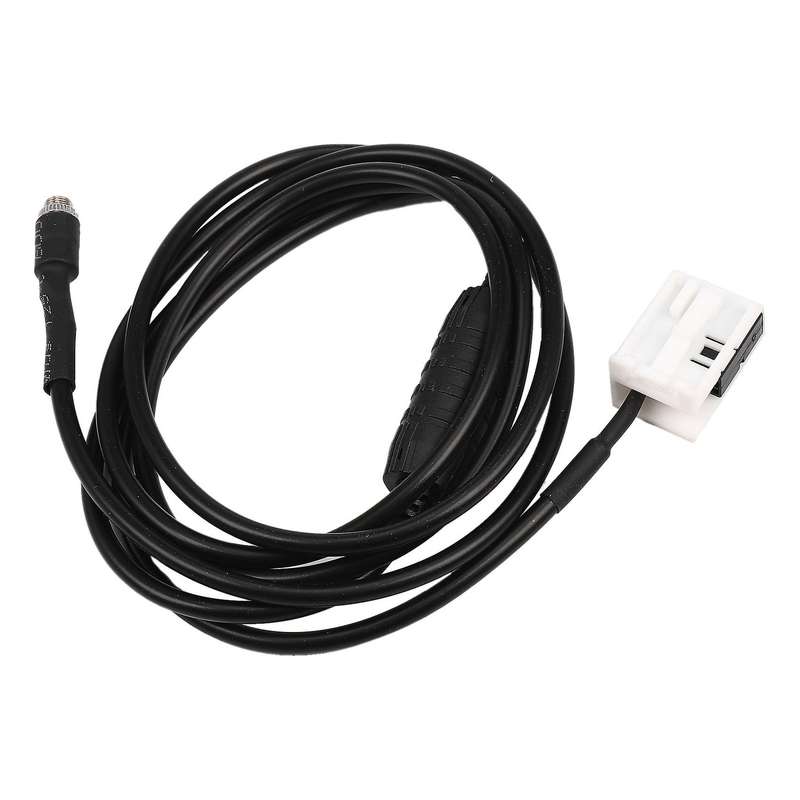 Car AUX Audio Cable Connector with Resistor 1.5M 12 Pin for E60 E61 E63 E64 E65 E66 E81 E82 E83 E87