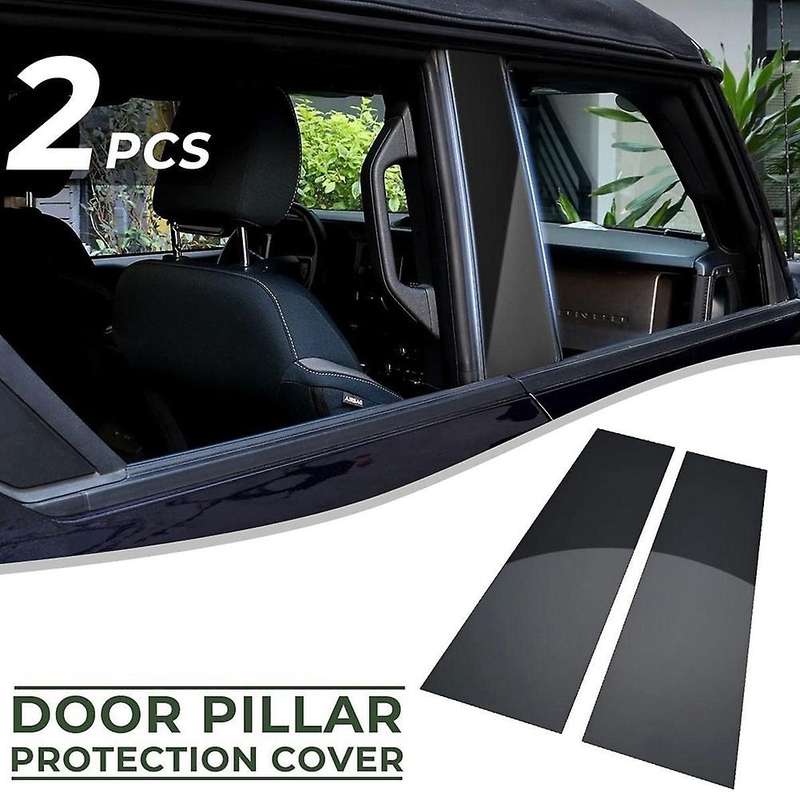 Car B Pillar Posts Door Window Trim Moldings Anti Scratch Stickers for 2021 2022 2023 4 Door Accesso