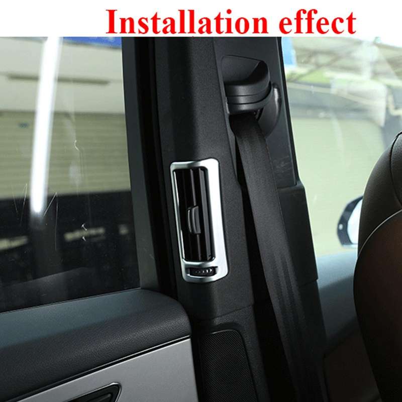 Car B Pillar Air Conditioning Vent Frame Cover Air Outlet Trim for 2014-2017