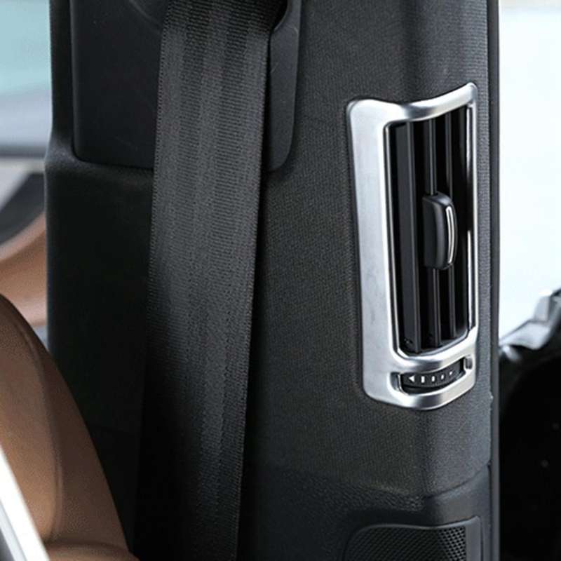 Car B Pillar Air Conditioning Vent Frame Cover Air Outlet Trim for 2014-2017