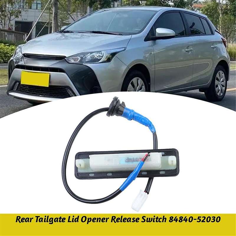 Car Back Door Lid Opener Switch 84840-52030 for Yaris Vios 2013-2018 Rear Hatch Release Switch Butt