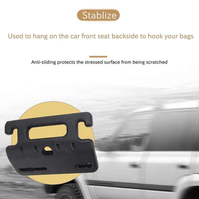 Car Back Hook Compatible Jimny JB64 JB74 2018-2020 Headrest Hook Car Storage Holder Headrest Mount H