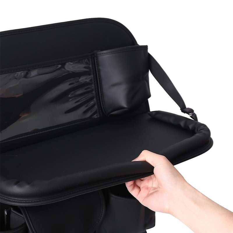 Car Back Organizer Back Folding Organizer Bag Storage Box Storage Supplies Car Supplies,black