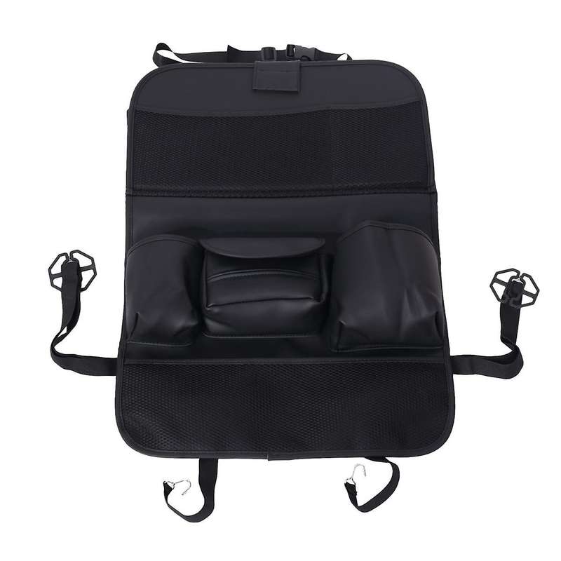 Car Back Organizer Back Folding Organizer Bag Storage Box Storage Supplies Car Supplies,black