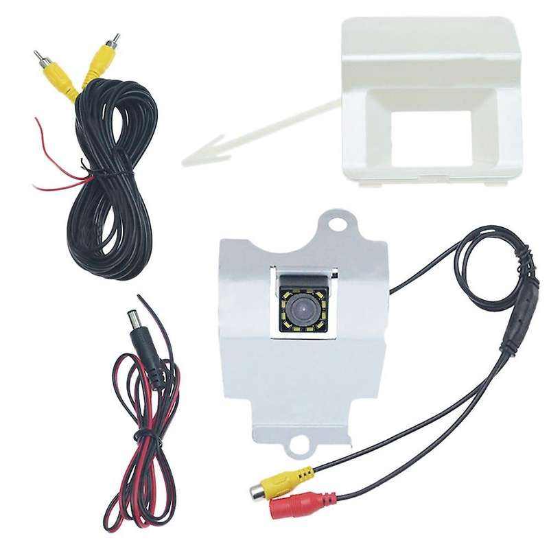 Car Backup Rear View Camera Install in Spare Tire Cover 12 LED Night Vision Reversing Camera for Pra