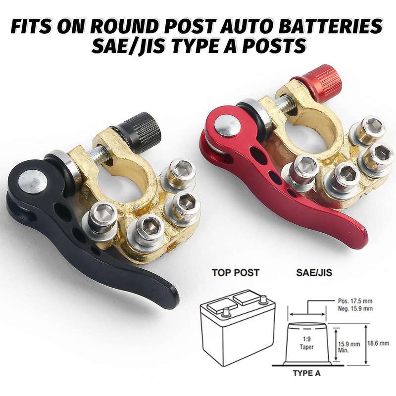 Car Battery Clip Battery Quick Release Connector Clip Multiple Interface Terminal Pile Head for Truc