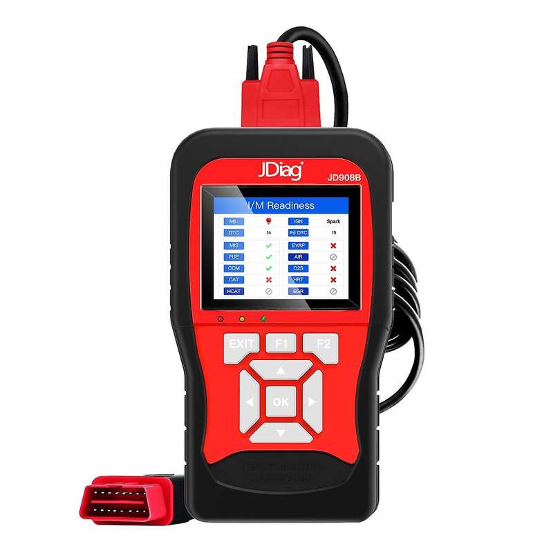 Car Battery Tester 12V 100 to 2000CCA+OBD2 Scan Tools Intelligent Dual System Diagnostic Tool JD908B