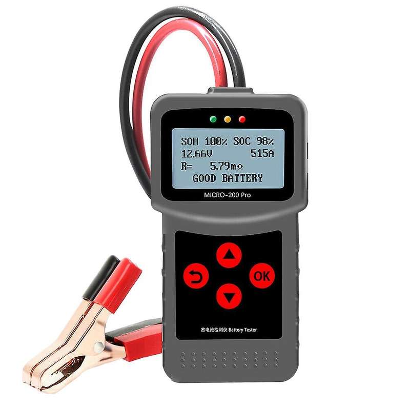 Car Battery Tester,12V 24V Portable Digital Diagnostic Tool Automotive Load Battery System Analyzer