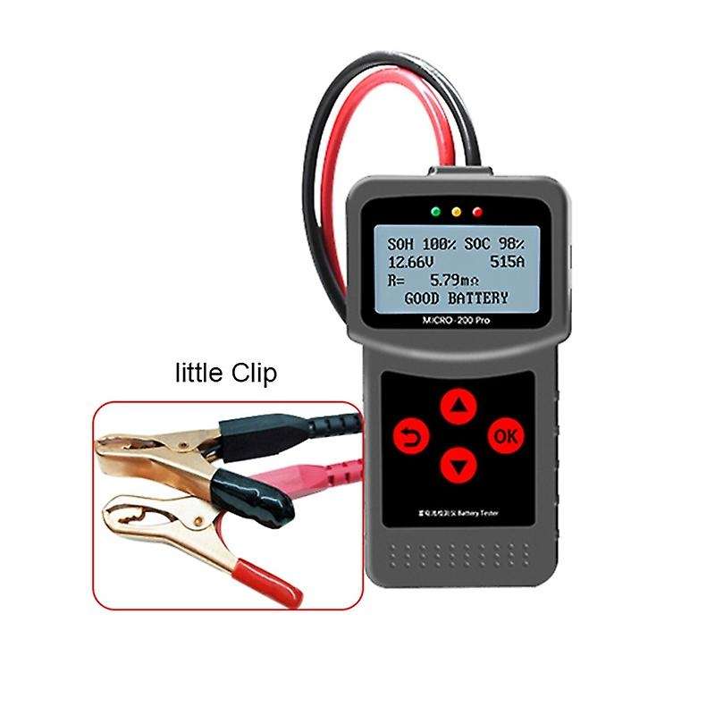 Car Battery Tester,12V 24V Portable Digital Diagnostic Tool Automotive Load Battery System Analyzer