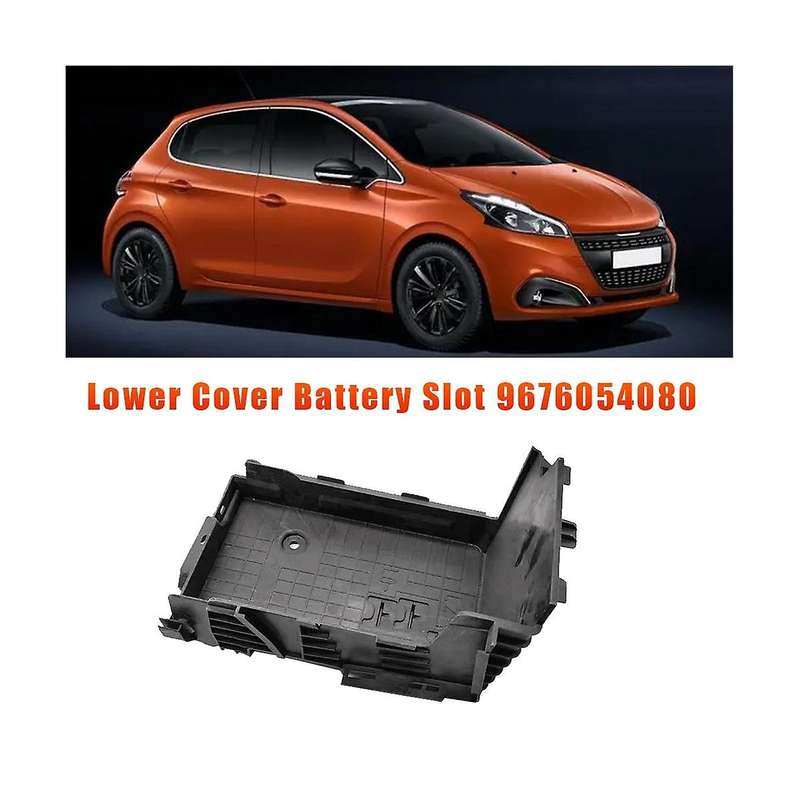 Car Battery Slot Lower Cover Protection 9676054080 for 208 2008 301 C3 C-elysee 2013-2020 Battery Sh