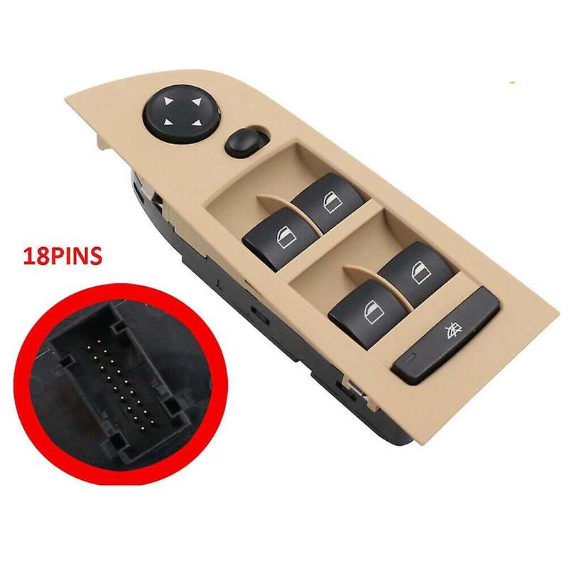 Car BeigeFront Left Master Window Switch Control for E90 325I 328I 330I 61319217331