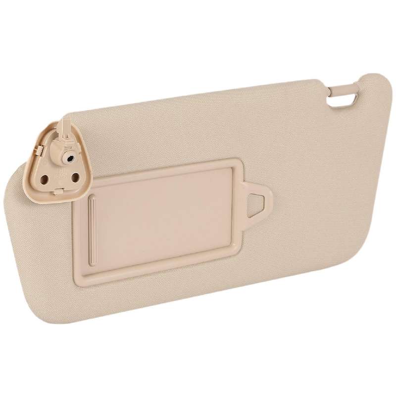 Car Beige Sun Visor with Makeup Mirror Sunshade Assembly 85210-1E361XU 85210-1E360XU for Accent 2006