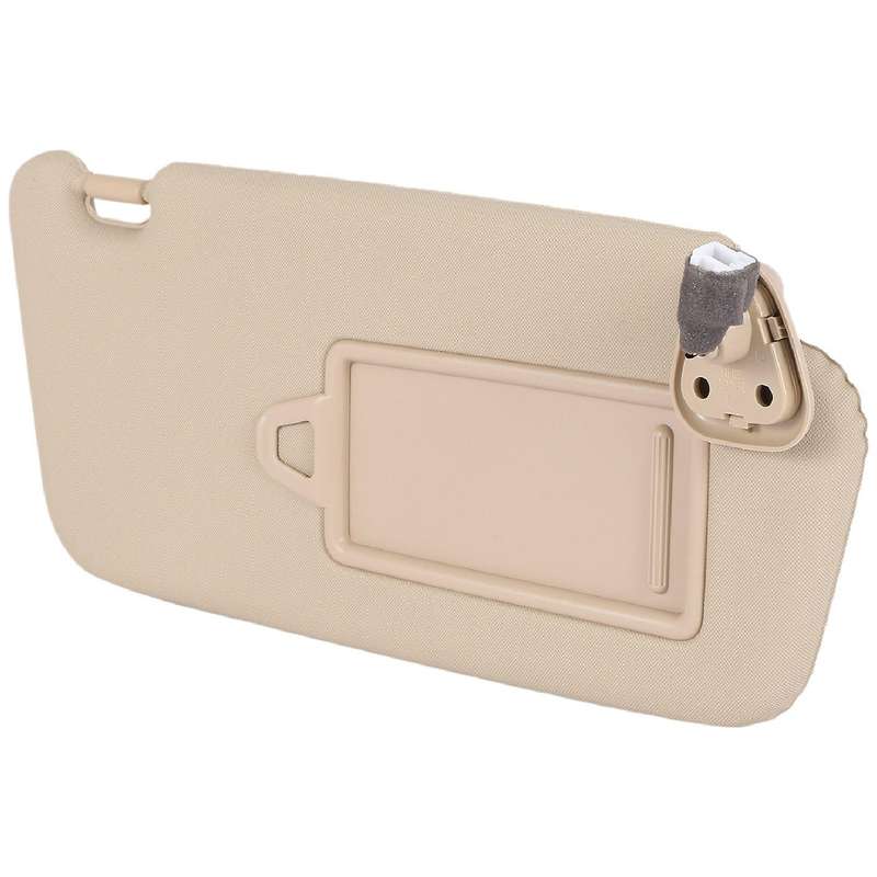 Car Beige Sun Visor with Makeup Mirror Sunshade Assembly 85210-1E361XU 85210-1E360XU for Accent 2006