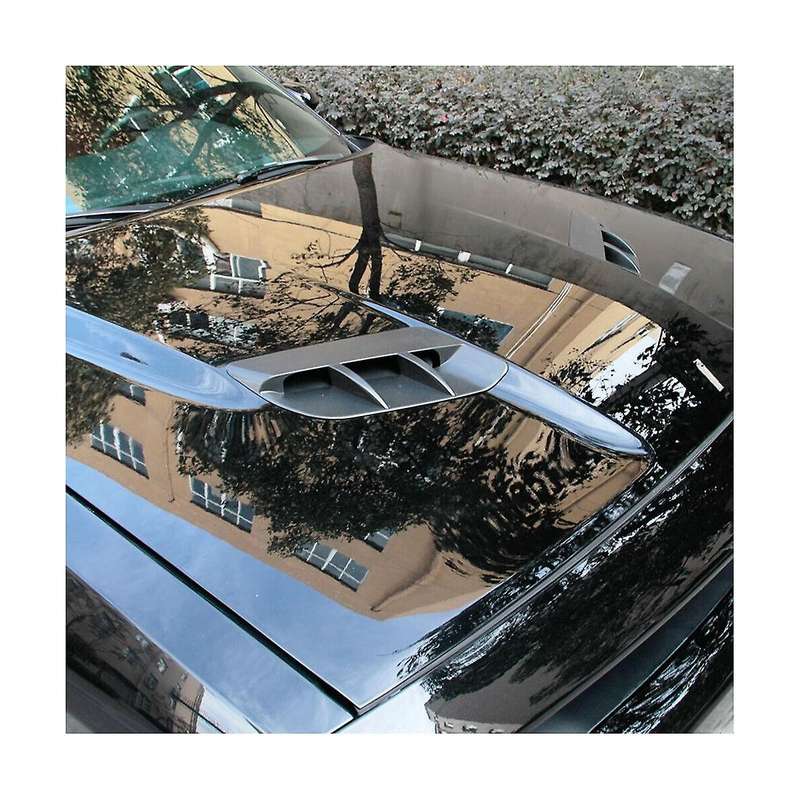 Car Black Engine Hood Air Outlet Vent Cover Trim for 2015-2020 Car Accessories