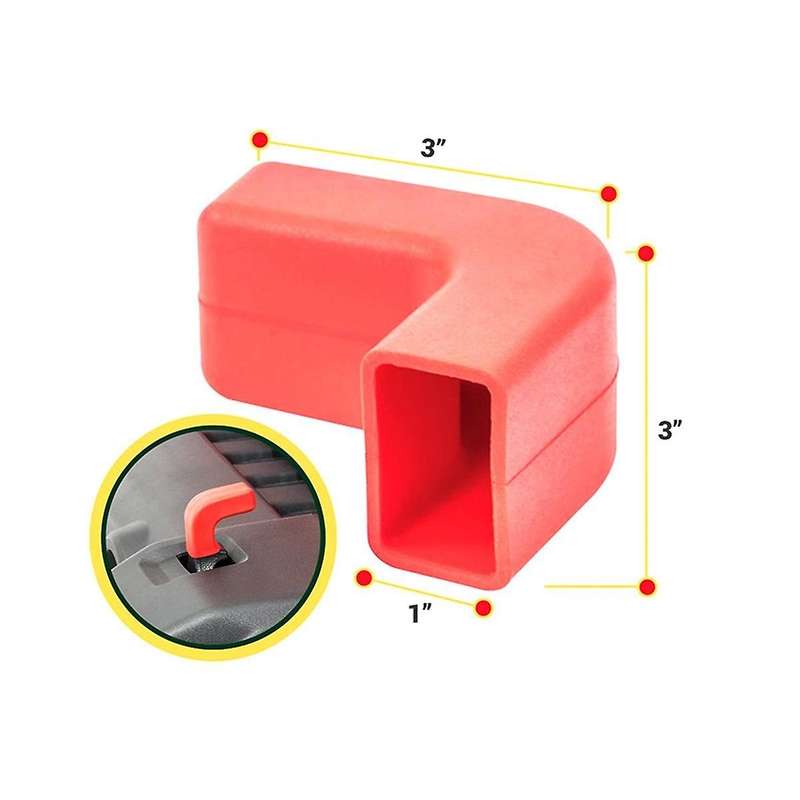Car Black Front Bumper Bar Towing Trailer Trailer Buffer Block for Jk Jl Jt Wrangler 2007-2023