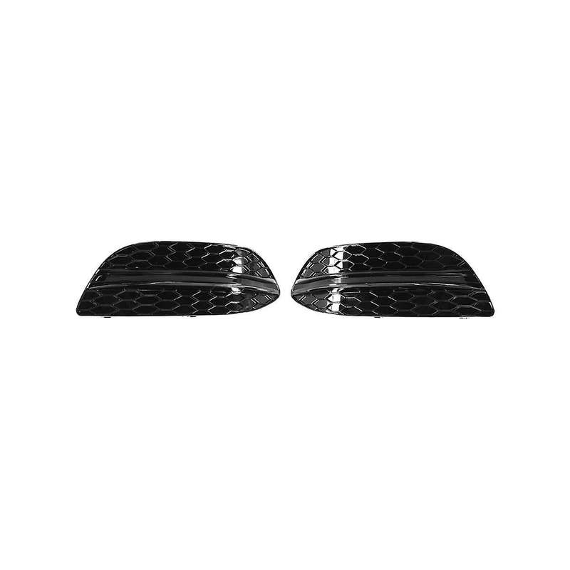 Car Black Front Bumper Grille Fog Light Cover Trims for C-class W205 2058851623 2058851523 20588508
