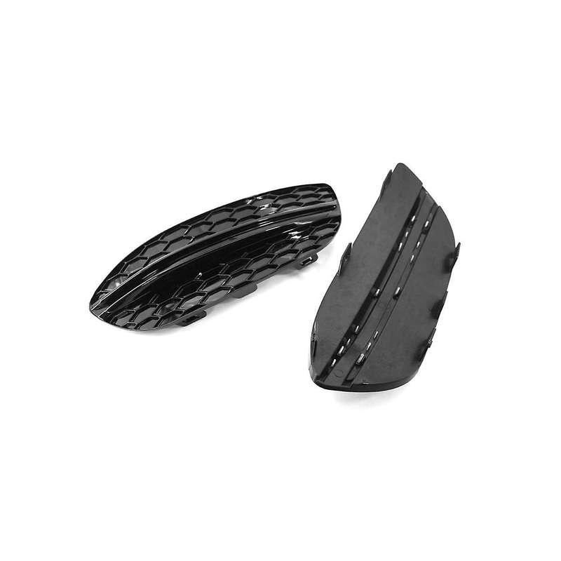Car Black Front Bumper Grille Fog Light Cover Trims for C-class W205 2058851623 2058851523 20588508