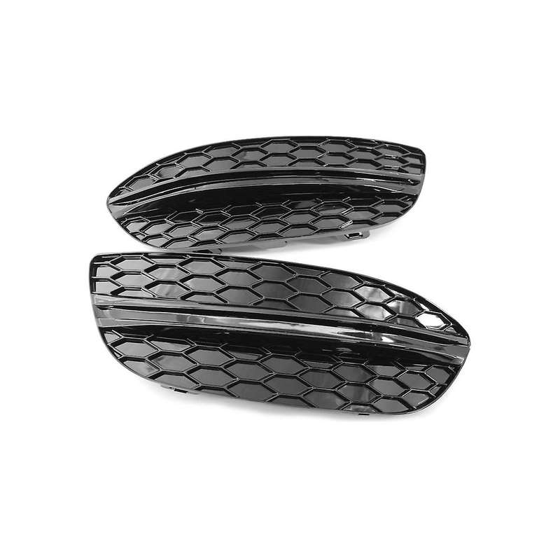 Car Black Front Bumper Grille Fog Light Cover Trims for C-class W205 2058851623 2058851523 20588508