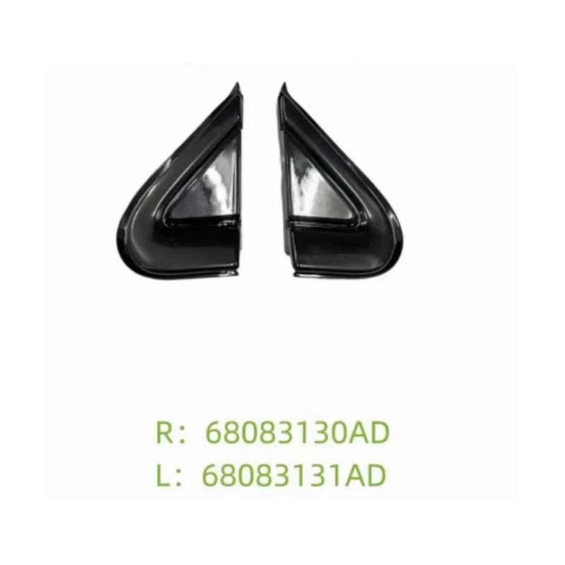 Car Black Front Window Triangle Plate Triangle Garnish Cover Panel for 2012-2016 68083130AD 68083131