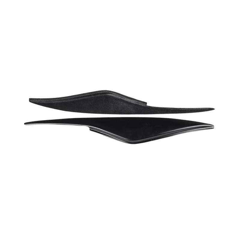 Car Black Headlight Eyebrow Cover Trim Head Light Lamp Sticker for Mondeo Mk4 2007-2013
